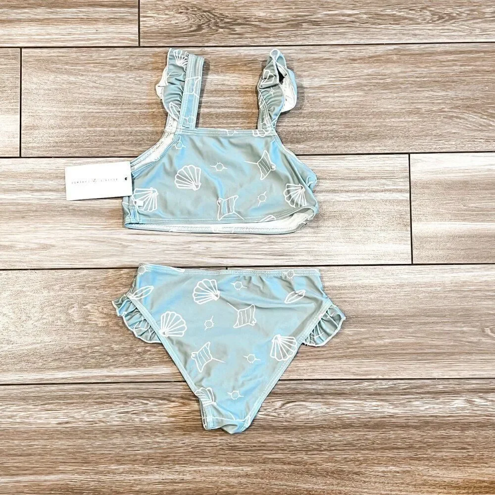 NWT! Reverie Threads Shell Flutter Bikini Size 6 - Picture 3 of 3